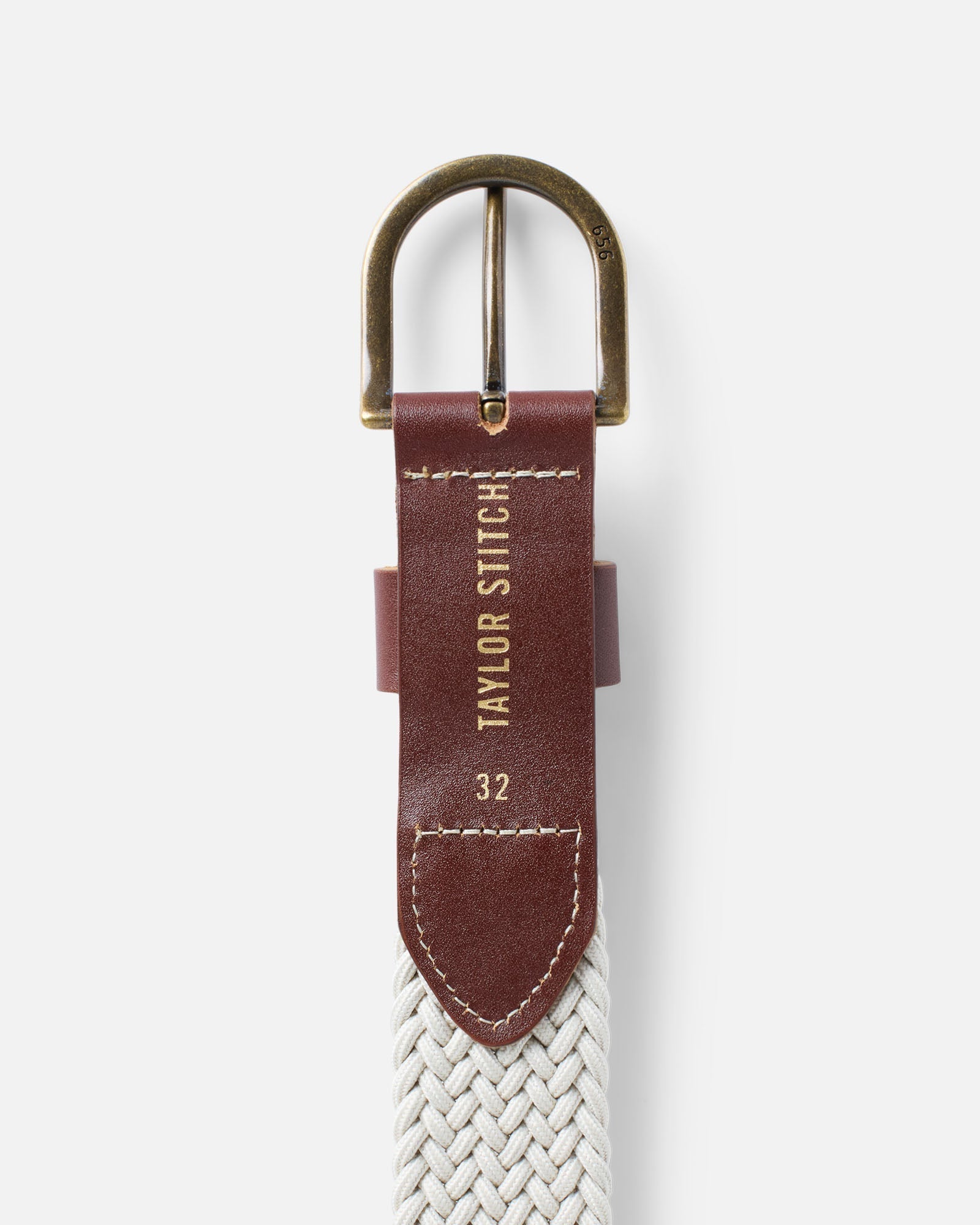 The Stretch Braided Belt in Natural