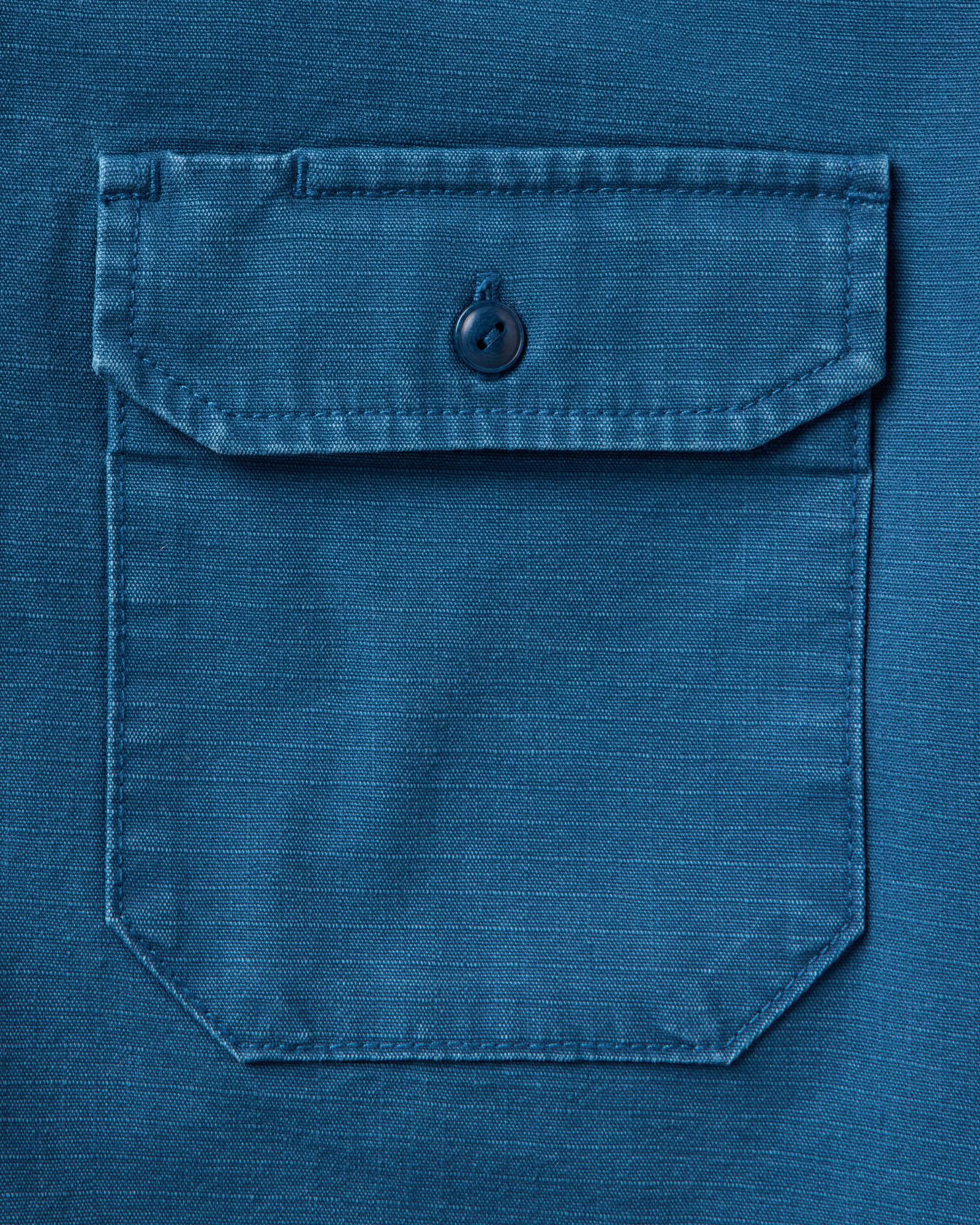 The Short Sleeve Mechanic Shirt in Atlantic Ripstop